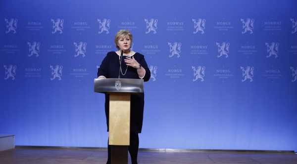 挪威首相索尔贝格:想获得中国的帮助