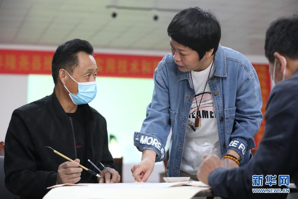 河北隆尧工笔画培训助残就业