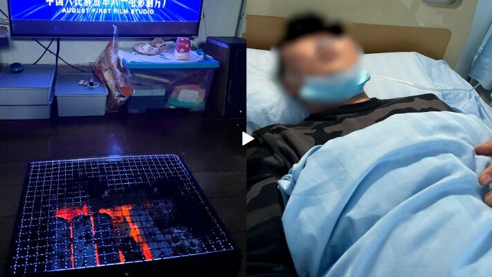 一家三口卧室烤火致一氧化碳中毒