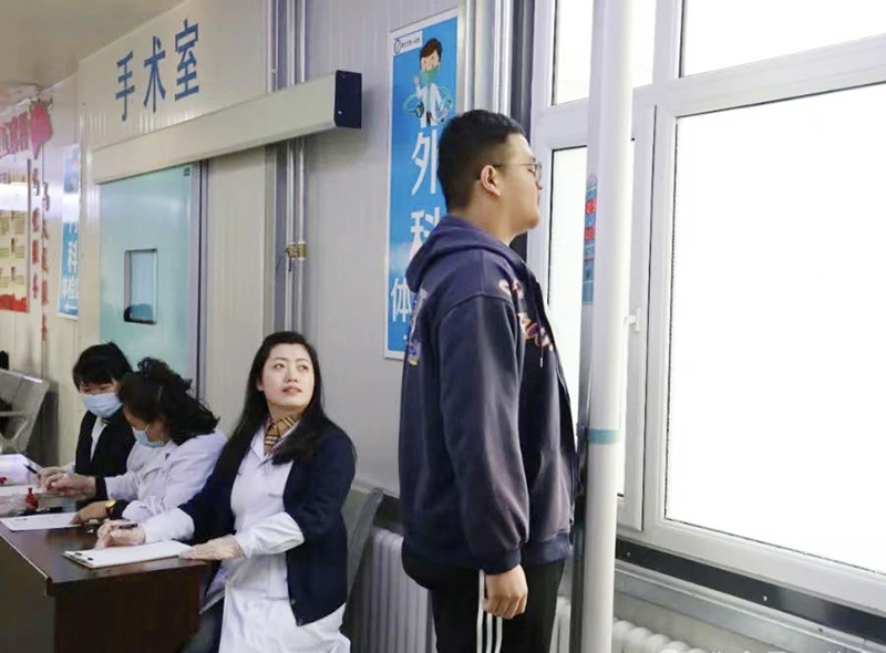 肇东市第一医院开展学生考前健康体检工作